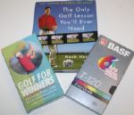 Lot of Books and Tapes - Highlighted by Hank Haney 3 Instructions