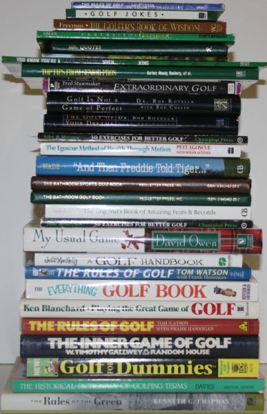 Lot of Books - Highlighted by "Swing into Golf" - Lloyd Mangrum