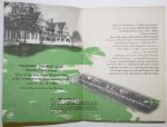 16 Page Foldout Pamphlet 1953 USGA Open-Hole by Hole Pictorial of Oakmont - Hogan Wins!