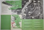 16 Page Foldout Pamphlet 1953 USGA Open-Hole by Hole Pictorial of Oakmont - Hogan Wins!