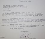 Bobby Jones Autographed Letter 