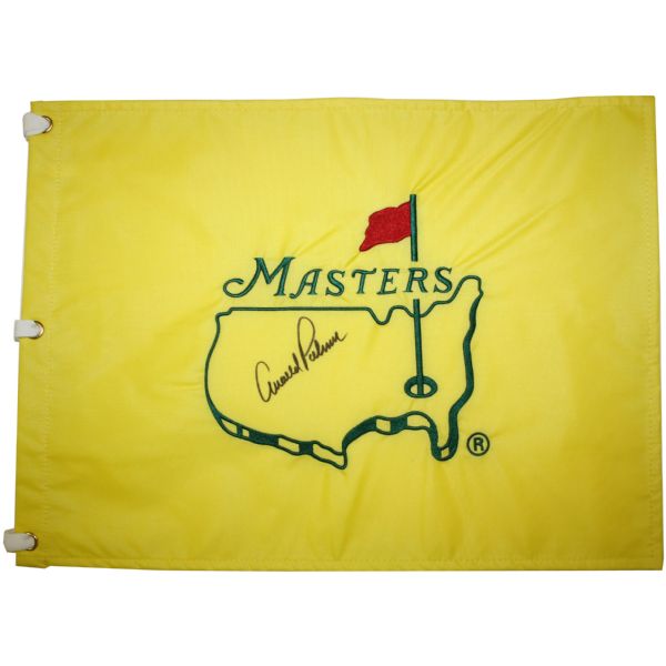 Arnold Palmer signed Undated Masters flag JSA COA