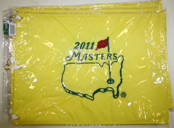 Lot of (25)-2011 Masters Embroidered Golf Pin Flags