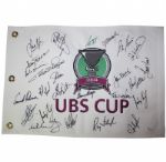 2004 Team-Signed UBS Embroidered Flag