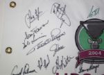 2004 Team-Signed UBS Embroidered Flag