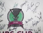 2004 Team-Signed UBS Embroidered Flag