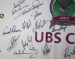 2004 Team-Signed UBS Embroidered Flag
