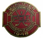 1948 PGA Contestant Badge - Ben Hogan Champ