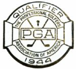 1944 PGA Contestant Badge - Toney Penna Round of 16