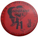 1940 Contestants Wife Badge - 44th Open Championship - Great graphic - (71)