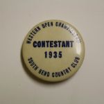 1935 Western Open Contestant Badge