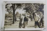 Toney Penna's 1946 U.S. Open  Contestants Pin - Canterburry GC - Also Course Photo of Toney Competing
