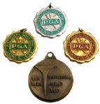 Lot of Four National Golf Day Medals - 1955, 1959, 1962, and 1963(Player vs Nicklaus)