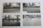 1939 US Open Contestant Badge with Four Snapshots of Charley Penna Competing-MT Condition!