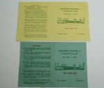 Lot of Two 1960s Monterrey Peninsula CC Scorecards