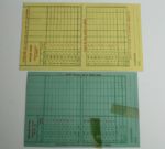 Lot of Two 1960's Monterrey Peninsula CC Scorecards