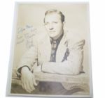 Bing Crosby Signed 8x10 Photo - Inscribed w/Gambling Term "Pigeon"