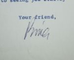 1957 ALS Letter from Bing Crosby to Charley Penna JSA COA