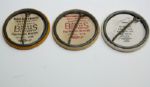 Lot of Three 1930's St. Paul Open PGA Contestant Pins
