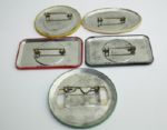 Lot of 5: Western Open Patron Badges - 1968 (Nicklaus Win), 1976, 1977, 1979, and 1980 