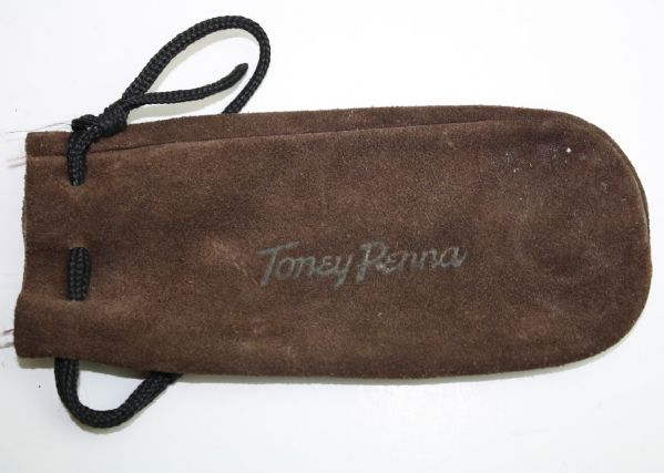 Lot of 15 Leather Ball Bags with Toney Penna Inscribed