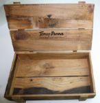 Toney Penna Wooden Ball Box with 4 Leather Ball Bags and Two Toney Penna Golfballs