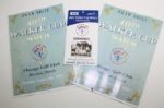 2005 Walker Cup Sunday Ticket (2) Pairing sheets-Chicago Golf Club