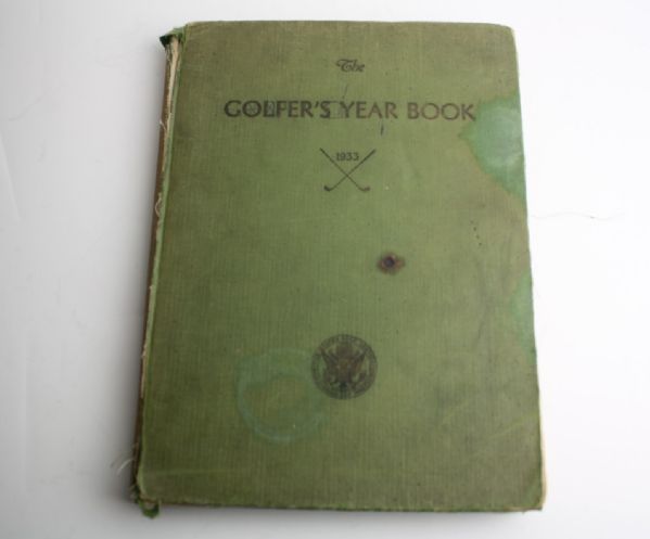 1933 USGA Golfers Year Book