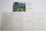1961 Bing Crosby National Program w/3  Course Scorecards