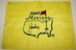 2008 Masters Flag Signed By Trevor Immelman