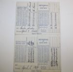 Two Used Pinehurst Scorecards from Easter Sunday,  1939 - #2 Course