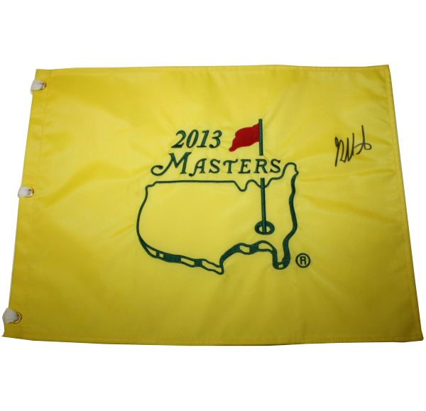 Bubba Watson Signed 2013 Masters Golf Flag