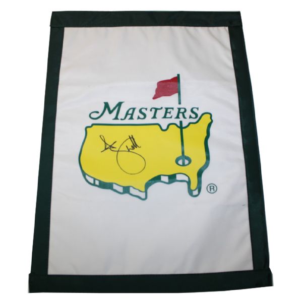 Adam Scott Signed Masters Undated Garden Flag