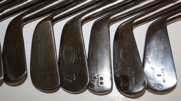 Collection of 13 Wood Shaft Clubs From Around the World