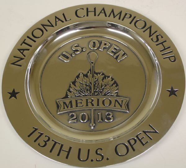 2013 US Open Pewter Plate-From Merion Souvenir Shop