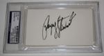 PSA Slabbed Payne Stewart Autographed 3x5
