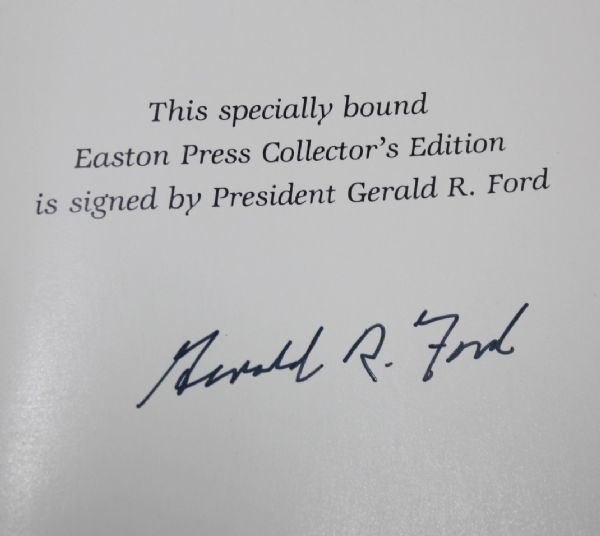 Gerald Ford Hand Signed 'A Time To Heal' Limited Edition