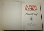 Gerald Ford Hand Signed 'A Time To Heal' Limited Edition