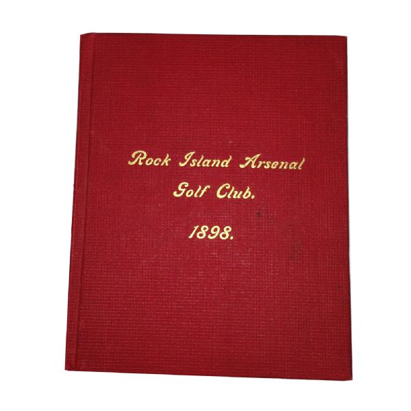 1898 Rock Island Arsenal Golf Club "Officers,Constitution,Rules"-January 1898 Publication