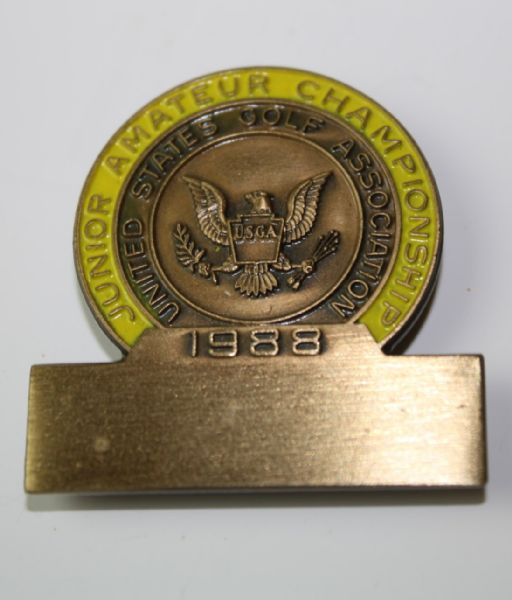 1988 USGA Junior Amateur Contestant Badge