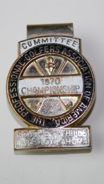 1970 PGA Committee Money Clip - Southern Hills