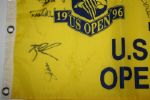 Multi-Signed 1996 US Open Screen Flag - Oakland Hills