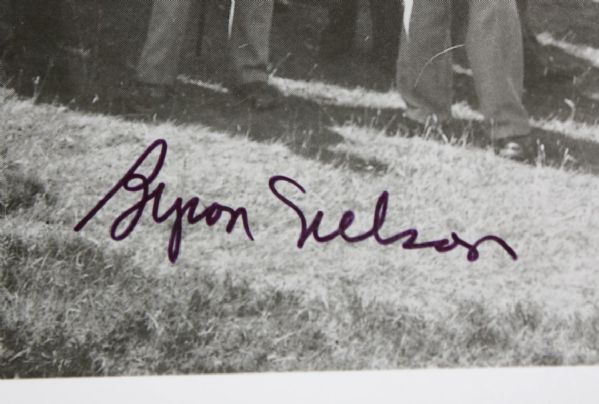 Byron Nelson Signed 8x10 Photo