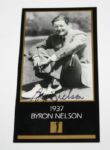 Byron Nelson Signed 1937 Grand Slam Ventures Champions of Golf Card