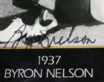 Byron Nelson Signed 1937 Grand Slam Ventures Champions of Golf Card