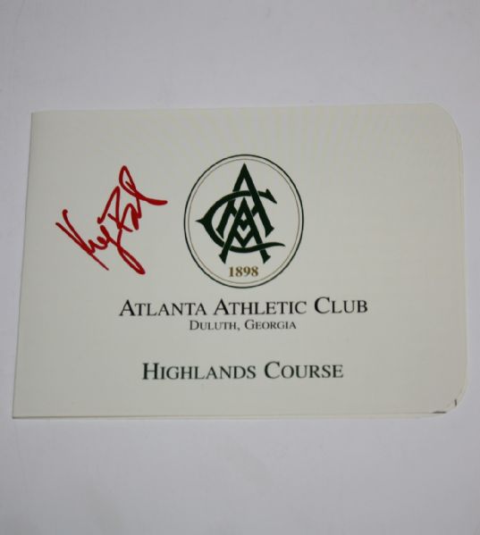 Keegan Bradley Atlanta Athletic Club Scorecard