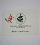 Keegan Bradley Atlanta Athletic Club Scorecard