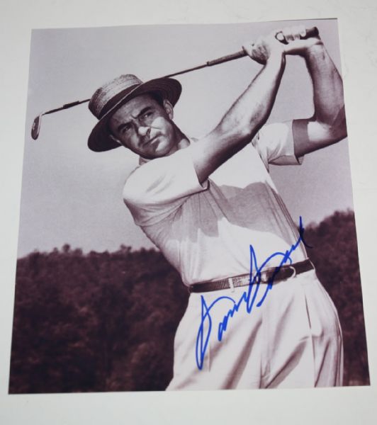 Sam Snead Signed 8x10 Black and White Photo