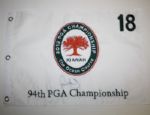 Rory McIlroy Signed 2012 PGA Championship Embroidered Flag - Kiawah