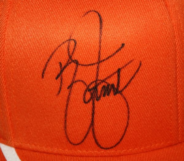 Rickie Fowler Signed Orange PUMA Hat